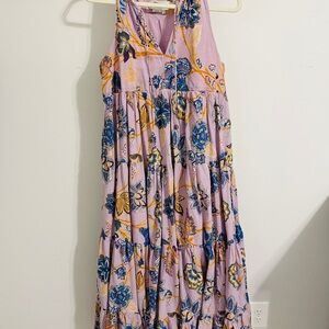 Floral Sleeveless Maxi Tiered Dress | Anthropologie